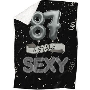 Deka Stále sexy – Černá (věk: 87, Podšití beránkem: ANO)