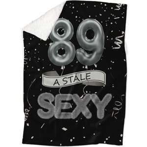 Deka Stále sexy – Černá (věk: 89, Podšití beránkem: ANO)