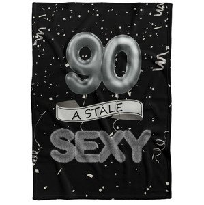 Deka Stále sexy – Černá (věk: 90, Podšití beránkem: NE)