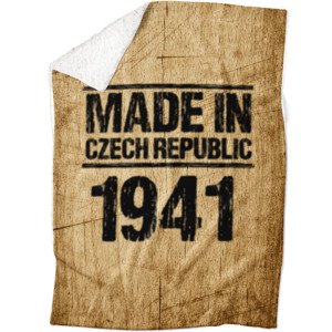 Deka Made In (rok: 1941, Podšití beránkem: ANO)