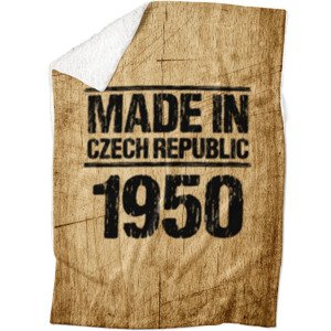 Deka Made In (rok: 1950, Podšití beránkem: ANO)