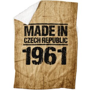 Deka Made In (rok: 1961, Podšití beránkem: ANO)