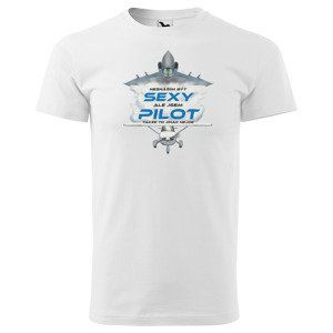 Tričko Sexy pilot – pánské (Velikost: S)