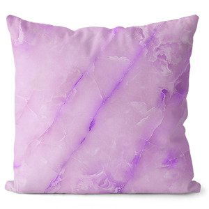 Polštář Purple marble (Velikost: 40 x 40 cm)