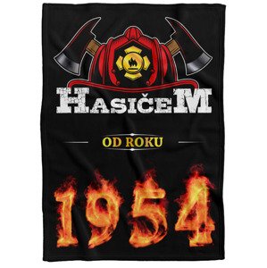 Deka Hasičem od roku (rok: 1954, Podšití beránkem: NE)