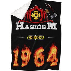 Deka Hasičem od roku (rok: 1964, Podšití beránkem: ANO)