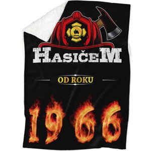 Deka Hasičem od roku (rok: 1966, Podšití beránkem: ANO)