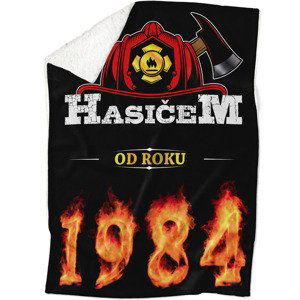 Deka Hasičem od roku (rok: 1984, Podšití beránkem: ANO)