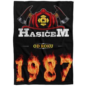 Deka Hasičem od roku (rok: 1987, Podšití beránkem: NE)