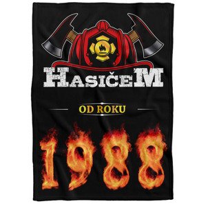 Deka Hasičem od roku (rok: 1988, Podšití beránkem: NE)