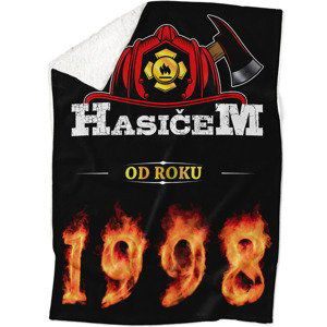 Deka Hasičem od roku (rok: 1998, Podšití beránkem: ANO)