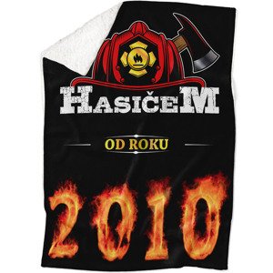 Deka Hasičem od roku (rok: 2010, Podšití beránkem: ANO)