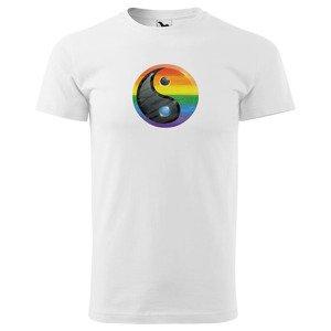 Tričko LGBT YinYang (Velikost: XS, Typ: pro muže)