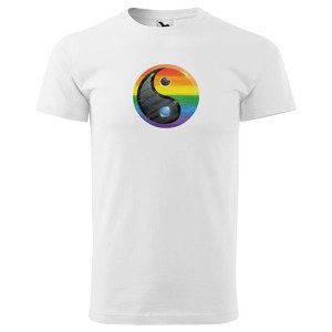 Tričko LGBT YinYang (Velikost: 3XL, Typ: pro muže)