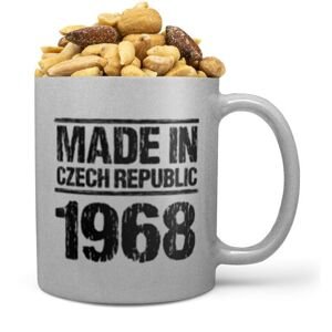 Hrnek Made In (rok: 1968, Náplň hrníčku: Směs slaných oříšků)