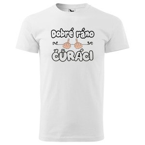 Tričko Dobré ráno č*ráci (Velikost: S, Typ: pro muže)