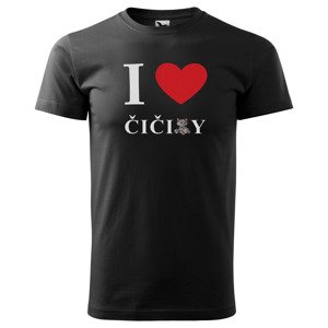 Tričko Čičiny – pánské (Velikost: 3XL, Barva trička: Černá)