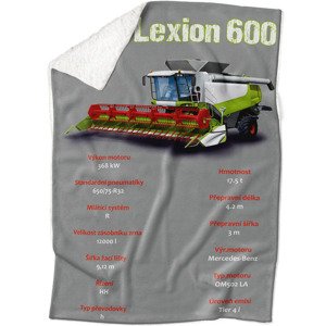 Deka Claas Lexion 600 (Podšití beránkem: ANO)