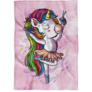 Deka Unicorn kadeřnice (Podšití beránkem: NE)