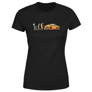 Tričko Evolution car (Velikost: XL, Typ: pro ženy, Barva trička: Černá)