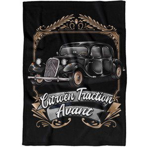 Deka Citröen Traction Avant Black (Podšití beránkem: NE)