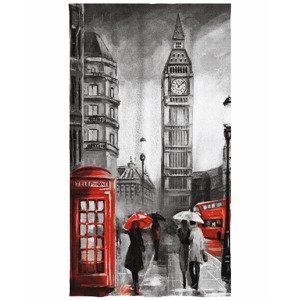 Osuška Londýn art  (Velikost osušky: 100x170cm)