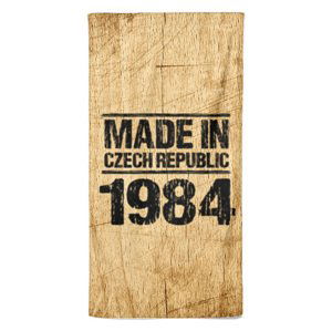 Osuška Made In (rok: 1984, Velikost osušky: 100x170cm)