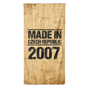 Osuška Made In (rok: 2007, Velikost osušky: 100x170cm)