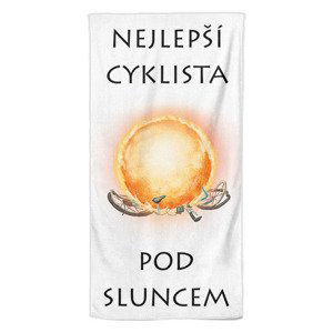 Osuška Cyklista pod sluncem (Velikost osušky: 70x140cm)