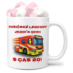 Hrnek Hasičské legendy – CAS 20 (Náplň hrníčku: Marshmallow)