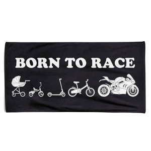 Osuška Born to race (Velikost osušky: 70x140cm)