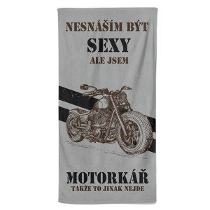 Osuška Sexy motorkář (Velikost osušky: 70x140cm)