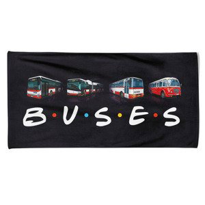 Osuška Buses (Velikost osušky: 70x140cm)