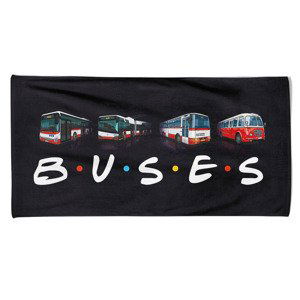 Osuška Buses (Velikost osušky: 100x170cm)