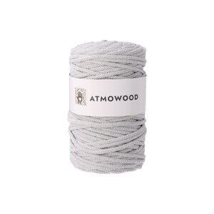 Atmowood příze 5 mm - světle šedá