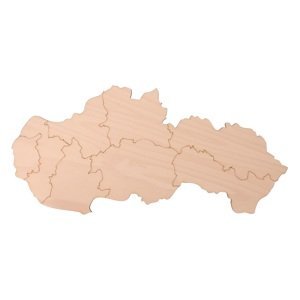 Dřevěná mapa Slovenska
