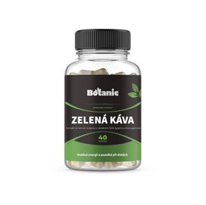 Zelená káva - Extrakt ze semen arabica s obsahem 50% kyseliny chlorogenové v kapslích (Balení obsahuje: 40kap.)