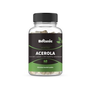 Acerola - Extrakt z plodů s 25% kyseliny askorbové v kapslích (Balení obsahuje: 40kap.)