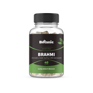 Brahmi - Extrakt z celé byliny s 5 % bacosidů v kapslích (Balení obsahuje: 40kap.)