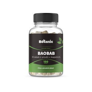 Baobab - Prášek z plodů v kapslích (Balení obsahuje: 150kap.)