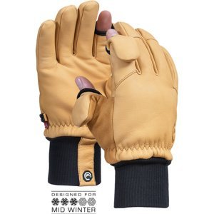 VALLERRET Hatchet Leather S béžové fotografické rukavice