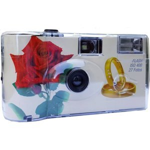 DIVERSE "Růže a prsteny" jednorázový fotoaparát s bleskem 400-27