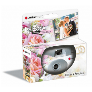 AGFAPHOTO LeBox Wedding jednorázový fotoaparát s bleskem 400/27