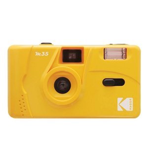 KODAK M35 fotoaparát s bleskem 31 mm f/10 žlutý