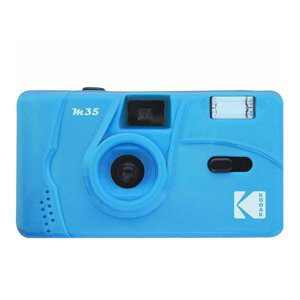 KODAK M35 fotoaparát s bleskem 31 mm f/10 modrý