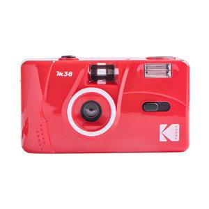 KODAK M38 fotoaparát s bleskem 31 mm f/10 červený
