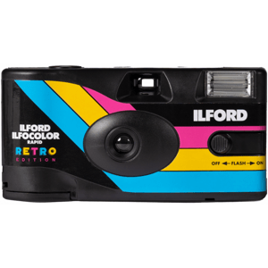 ILFORD Ilfocolor Rapid Retro jednorázový fotoaparát s bleskem 400/27