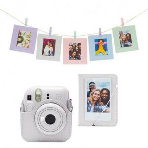 FUJIFILM Instax MINI 12 bílý + příslušenství + 20 snímků