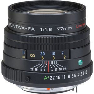 PENTAX 77 mm f/1,8 HD FA Ltd. černý