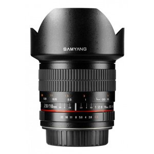 SAMYANG 10 mm f/2,8 ED AS NCS CS pro Nikon F AE (APS-C)